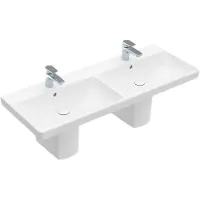 Villeroy & Boch V&B Armoire lavabo double AVENTO 1200x470x160mm, avec BE blanc alpin (470 mm, 1200 mm)
