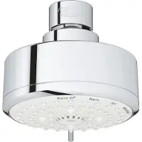 GROHE Douche de tête Tempesta Cosmopolitan 100 4 types de jets, EcoJoy Constant Débit, 27591001