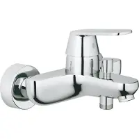 GROHE mitigeur monocommande baignoire Eurosmart C montage mural chromé