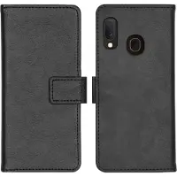 IMoshion Étui de télephone portefeuille de luxe Samsung Galaxy A20e - Noir