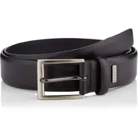 Bugatti 37600-1372 Ceinture, Noir (Schwarz 290), 105 (Taille fabricant: 90) Homme