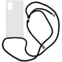 IMoshion Coque arrière Transparente avec cordon Samsung Galaxy A41 - Noir