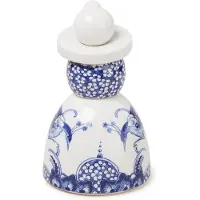 Royal Delft Ornement Proud Mary 01 Flower Peacocks 14,5 cm