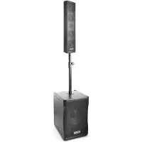VONYX VX1200 Système d'enceintes sono 2 voies 750W subwoofer 12" MIC XLR AUX