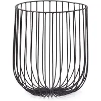 Serax Panier Catu Black Metal Sculptures Large