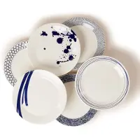 Royal Doulton Assiette plate Pacific 28 cm lot de 6