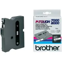 Brother TX-211 - (6 mm) - Noir sur blanc - Ruban