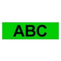 Brother TX-751 - (24 mm) - Noir sur vert - Ruban