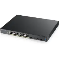 Zyxel Switch 24p Gbe Poe L2 Managed 4x10g