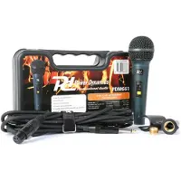 Power Dynamics PDM661 Micro dynamique XLR avec adaptateur support câble