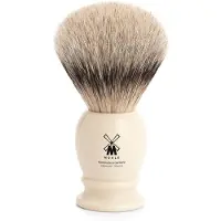 Muhle CLASSIC Silvertip Badger Faux Ivory brosse de rasage en poils de blaireau Large 1 pcs