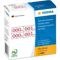 Herma Nummernetiketten