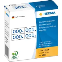 Herma Nummernetiketten