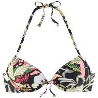 s.Oliver Hauts de bikini vert / noir