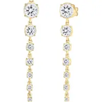 Elli PREMIUM Boucles d'oreilles 'Kristall' or