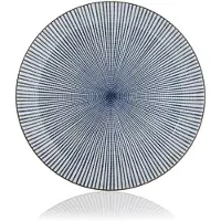 Tokyo Design Studio Sendan Blue Tokusa sous assiette 30 cm