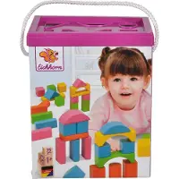 Eichhorn Blocs de construction en bois multicolores