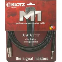 Klotz Cable Micro 5 M XLR Femelle - Jack 3P Connecteur Metal,