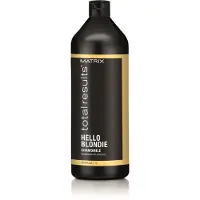 Matrix Total Results Hello Blondie, Femmes, Après-shampooing professionnel, Cheveux blonds, Cheveux colorés, Blond, Couleur éclatante, Brillant, Adoucissant, 1000 ml