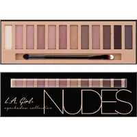 LA Girl , Beauty Brick, Palette de Fards à Paupières 12 Couleurs, GES331 Nudes, 0,42 oz (12 g)