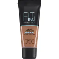 Maybelline Fit Me! Maybelline Fond de Teint Matte + Poreless 30 ml (différentes teintes disponibles) - 356 Warm Coconut