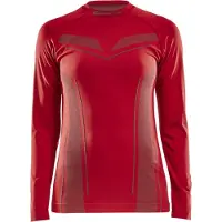 Craft T-Shirt Manches Longues Craft Femme Pro Control Seamless Jersey Bright Red-XS