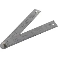 Silverline 783421 - Rapporteur d'angle - 600mm