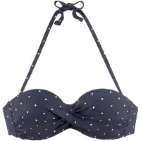 LASCANA Hauts de bikini 'Sparkel' bleu marine