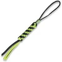 We Knife A-01A paracord lanyard avec titanium bead, vert-noir