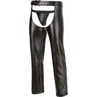 Svenjoyment Underwear Chaps & String noir 2XL XL L M S - Taille : XL