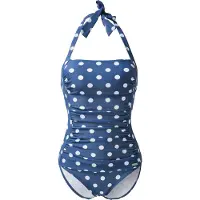 LASCANA Maillot de bain 'Lissy' bleu / blanc