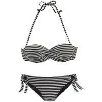 s.Oliver Bikini noir / blanc