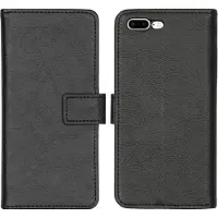 IMoshion Étui de télephone portefeuille de luxe Apple iPhone 8 Plus / 7 Plus - Noir