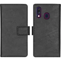 IMoshion Étui de télephone portefeuille de luxe Samsung Galaxy A40 - Noir