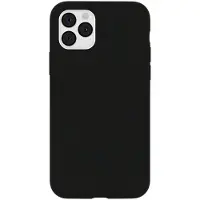 Accezz Coque Liquid Silicone Apple iPhone 11 Pro - Noir