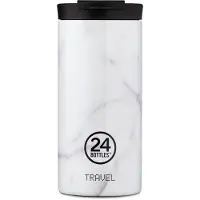 24Bottles Récipient isotherme 'Travel 600 ml' gris / noir
