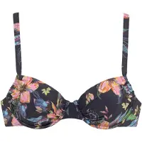 LASCANA Hauts de bikini 'Malia' anthracite / corail