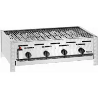 Bartscher Gril table gaz combi, 4 brûleur