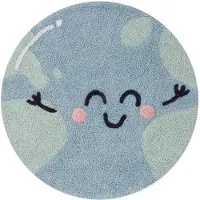 Lorena Canals Tapis en coton Big Big World Ø 100 cm