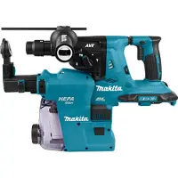 Makita Perfo-burineur SDS+ 26mm Brushless 36V LXT  DHR281ZWJ en MAKPAC avec systeme aspiration