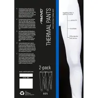 Avento Thermolegging Avento Men Blanc (2-pack)-XL
