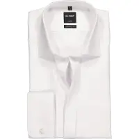 Olymp Homme OLYMP Luxor Modern Fit Chemise de gala blanc, Unicolore