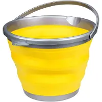 Abbey Seau pliable 15 L Jaune 21WL-GEG-Uni