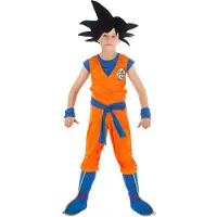 Rubies DÉGUISEMENT SANGOKU GARÇON 7/8 ANS Orange, Cuivre, Mandarine