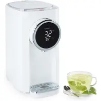 Klarstein Hot Spring Plus Distributeur d'eau chaude 5 litres 45 à 95°C inox blan