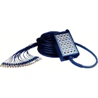 Yellow cable Multipaire 16 XLR 4 XLR 5 M