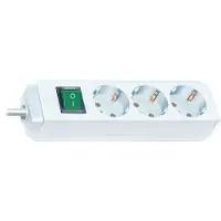 Brennenstuhl Eco-Line Multiprise avec interrupteur 3x blanc 3m H05VV-F 3G1,5, 1152320400