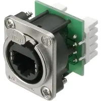 Neutrik Connecteurs Donnees Ethercon Embases CAT5e Format D. Nickel