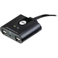 Aten US424 4-Port USB Peripheral Sharing Device - commutateur de partage des périphériques USB - Ordinateur de bureau
