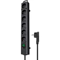 Brennenstuhl Barre d'alimentation sextuple Comfort-Line noir 2m